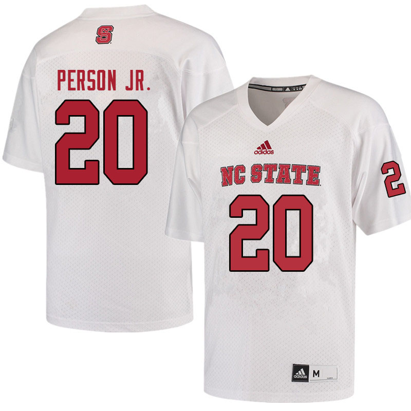 Men #20 Ricky Person Jr. NC State Wolfpack College Football Jerseys Sale-Red